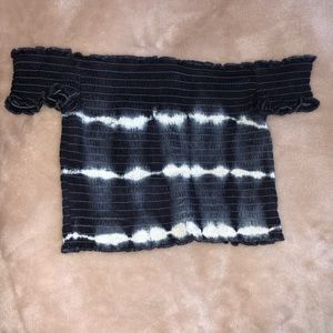 American eagle tie dye crop top